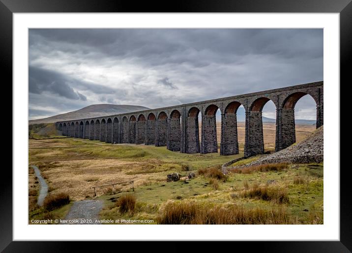 Ribblehead Framed Mounted Print by kevin cook