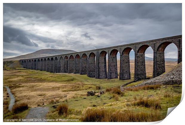 Ribblehead Print by kevin cook