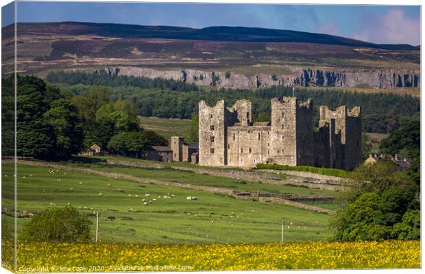 Bolton Castle Canvas Print by kevin cook