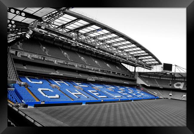 Chelsea Stamford Bridge West Stand Framed Print by Andy Evans Photos