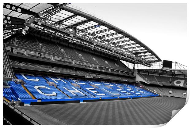 Chelsea Stamford Bridge West Stand Print by Andy Evans Photos