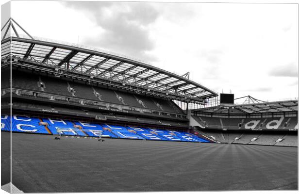 Chelsea Stamford Bridge West Stand Canvas Print by Andy Evans Photos