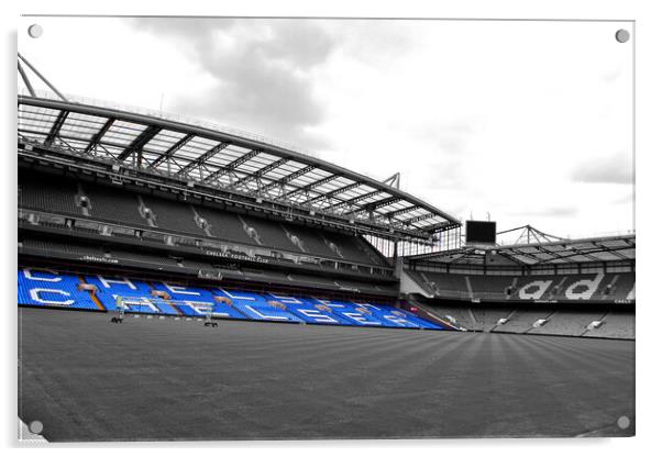 Chelsea Stamford Bridge West Stand Acrylic by Andy Evans Photos