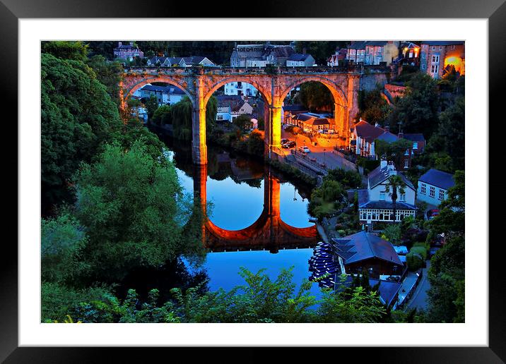 Knaresborough Reflections  Framed Mounted Print by Colin Williams Photography