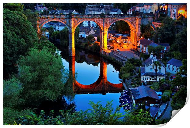 Knaresborough Reflections  Print by Colin Williams Photography