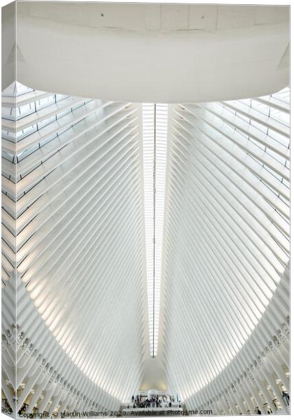The Oculus, New York Canvas Print by Martin Williams