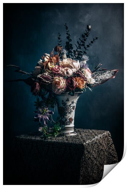 Flowers potpourris Print by Steffen Gierok-Latniak
