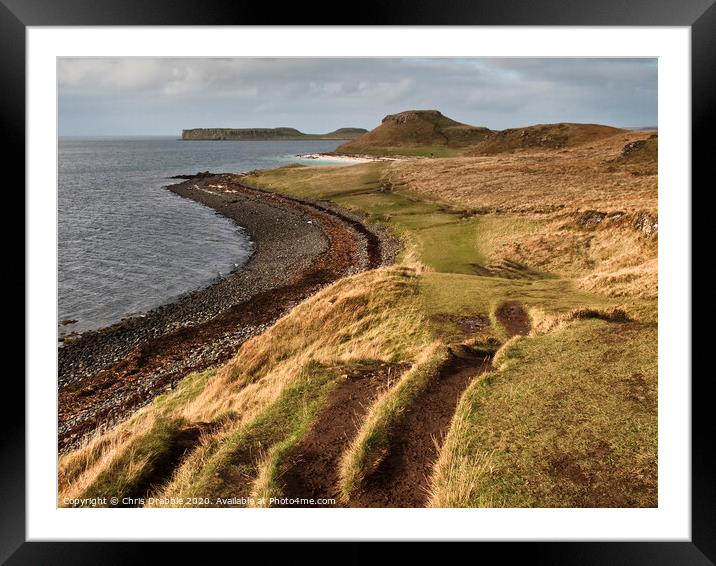 Approaching Coral Beach, Isle of Skye Framed Mounted Print by Chris Drabble