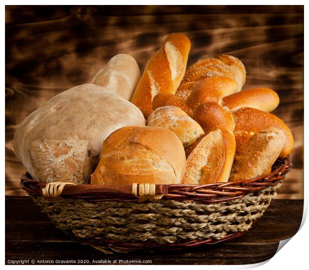 Breads Print by Antonio Gravante