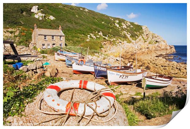 Penberth Cove Print by Andrew Ray
