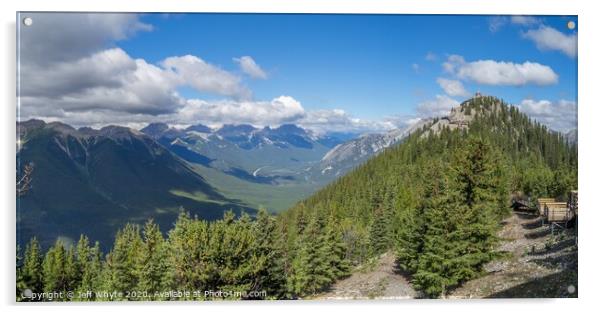 Banff National Park Acrylic by Jeff Whyte
