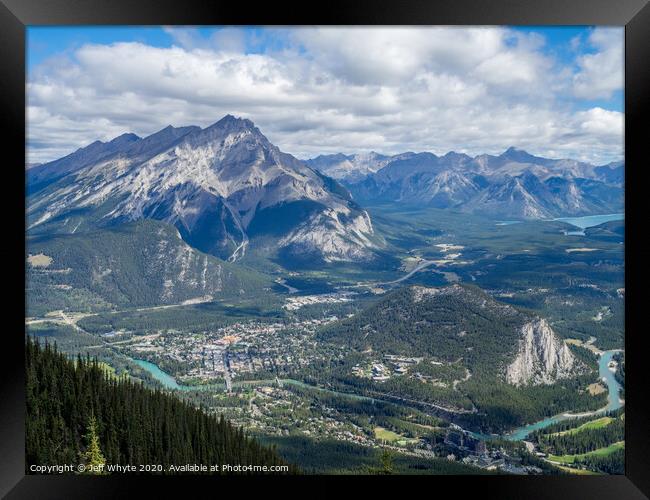 Banff View Framed Print by Jeff Whyte