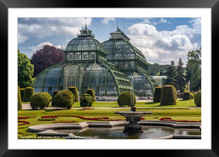  Palmenhaus  Framed Mounted Print by Jeff Whyte