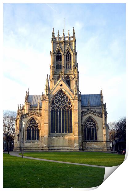 St George's Minster, Doncaster Print by Terry Senior