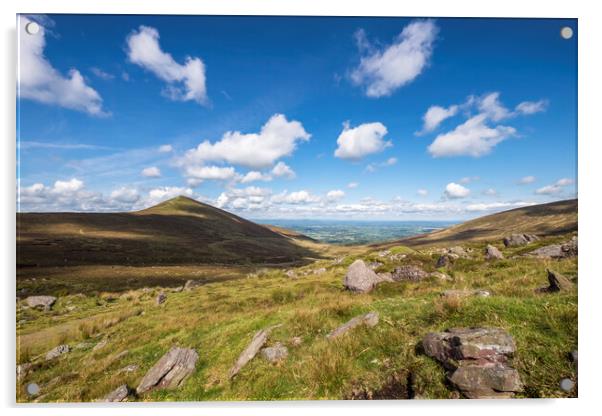 Glen of Aherlow, Galtee mountains, Tipperary, Ireland Acrylic by Phil Crean