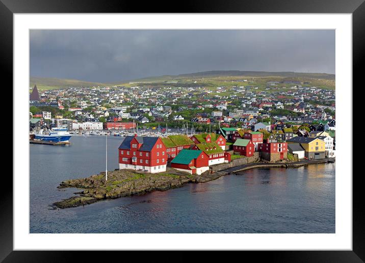 Torshavn, Faroe Islands Framed Mounted Print by Arterra 