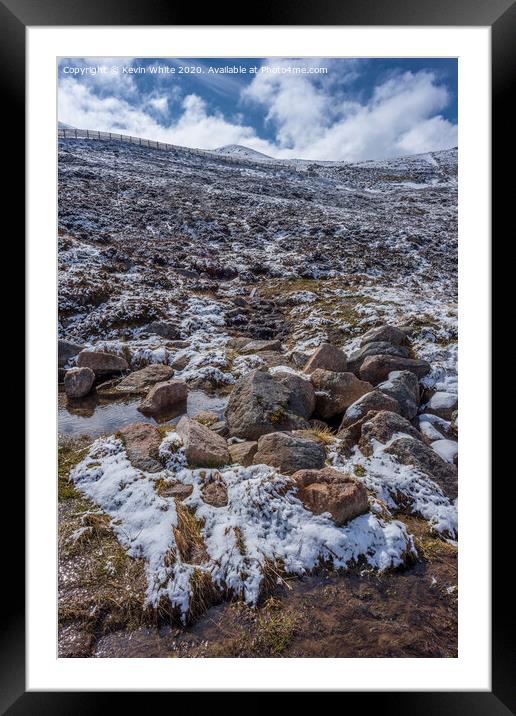 Walking the Cairngorms Framed Mounted Print by Kevin White