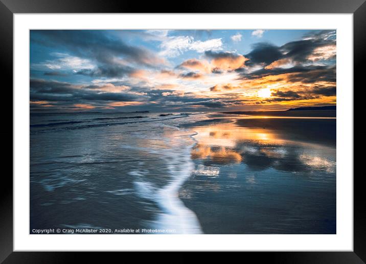 Morning first light Framed Mounted Print by Craig McAllister