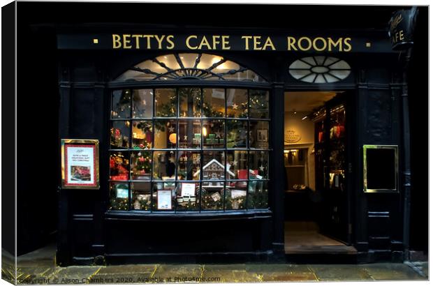 Bettys of York Canvas Print by Alison Chambers