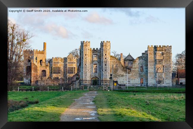 Cowdray House in Midhurst Framed Print by Geoff Smith