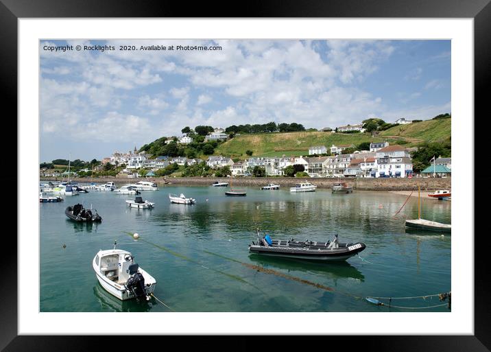 Gorey Harbour in Jersey, Channel Islands Framed Mounted Print by Rocklights 