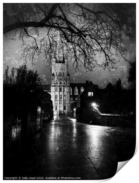 Norwich Cathedral, Norfolk Print by Sally Lloyd