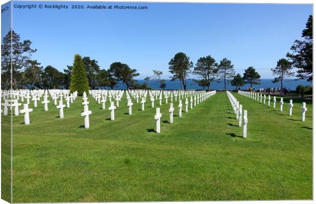 The Normandy American Cemetery  Canvas Print by Rocklights 