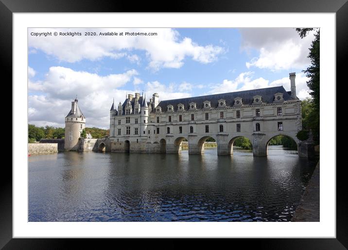 Château de Chenonceau Framed Mounted Print by Rocklights 