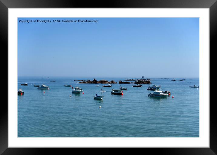 La Rocque, Jersey Framed Mounted Print by Rocklights 