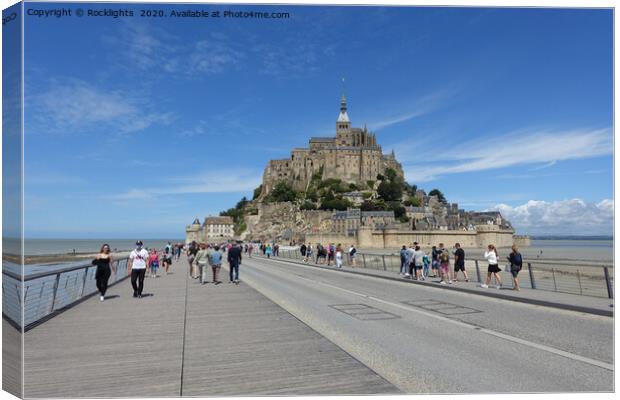 Mont St Michel, France Canvas Print by Rocklights 