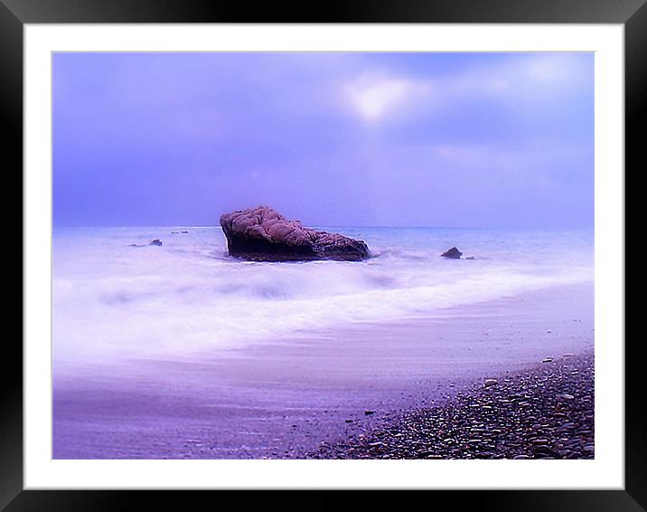 Blue Horizon Framed Mounted Print by Aj’s Images