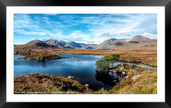 Majestic Scottish Highlands Landscape Framed Mounted Print by jim Hamilton