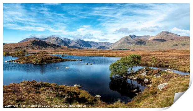 Majestic Scottish Highlands Landscape Print by jim Hamilton
