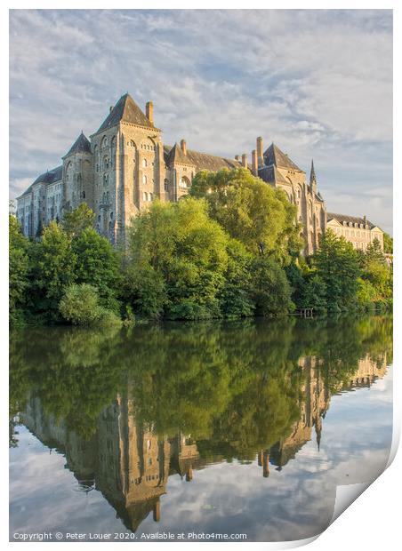 Solesmes Abbey Print by Peter Louer