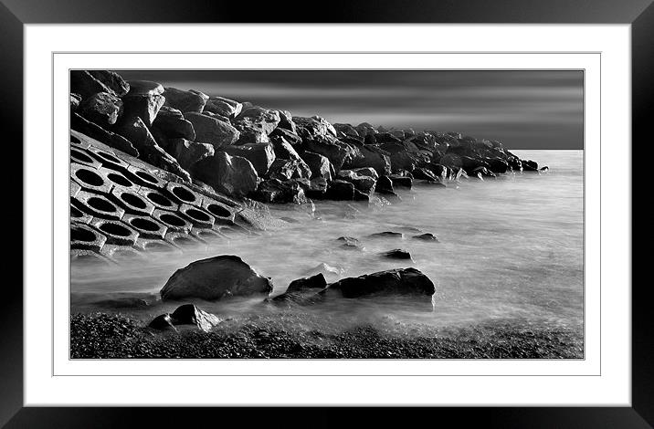 Rocky point Framed Mounted Print by Steve White