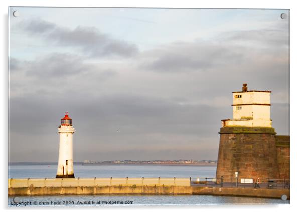 New Brighton and Perch Rock Acrylic by chris hyde