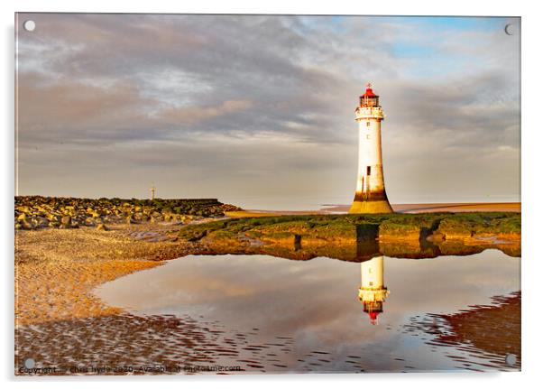 New Brighton Lighthouse 3 Acrylic by chris hyde