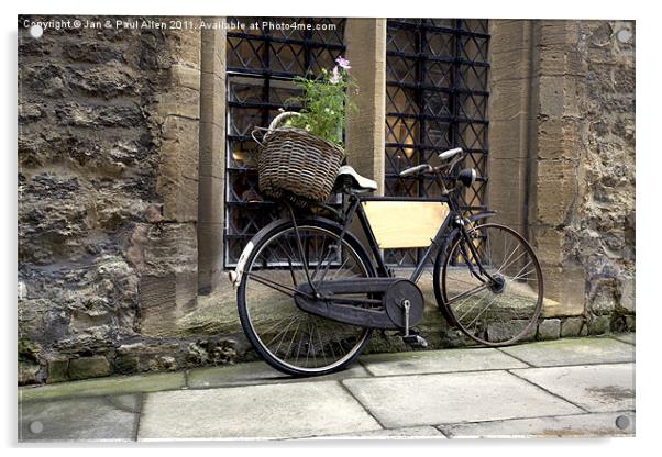 The Bike Acrylic by Jan Allen