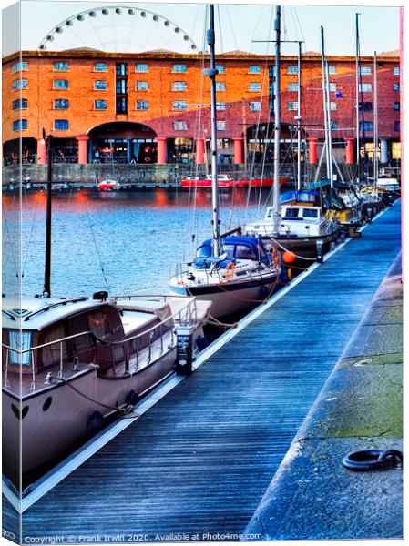 Liverpool's Royal Albert Dock Canvas Print by Frank Irwin