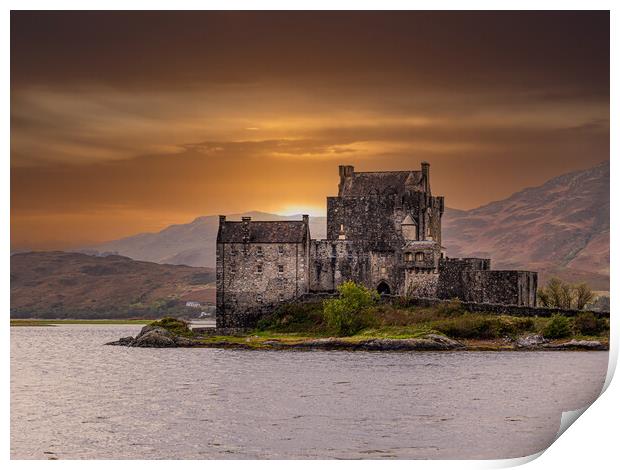 Eilean Donan Castle, Scotland Print by Colin Allen