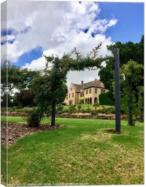 Carrick Hill, stately home, Adelaide  Canvas Print by Gaynor Ball