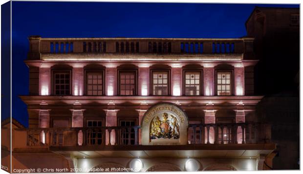 The Theatre Royal in Bath Canvas Print by Chris North