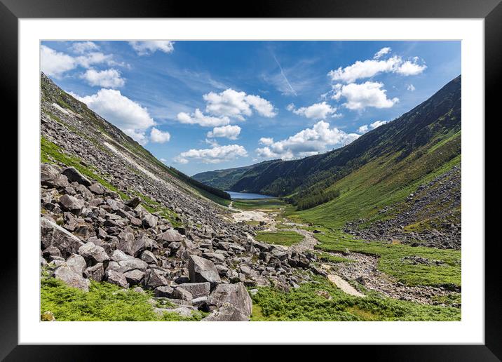Glendalough valley , Wicklow, Ireland Framed Mounted Print by Phil Crean