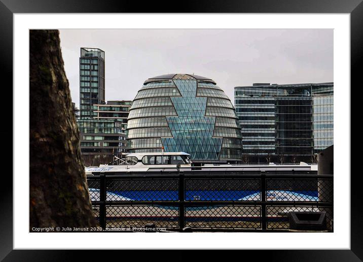 London buildings  Framed Mounted Print by Julia Janusz