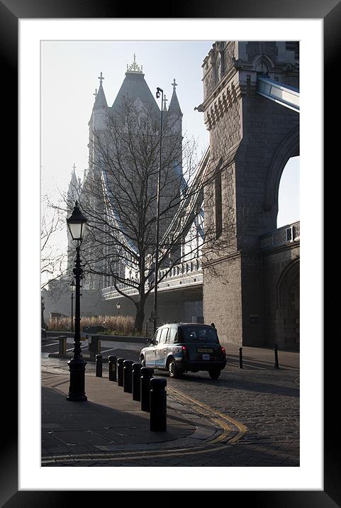 Tower Bridge, London Framed Mounted Print by Dave Turner