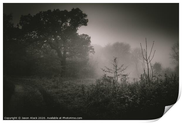 Misty Mornings Print by Jason Atack