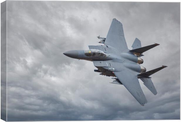 F15 Eagle Low Level Canvas Print by Rory Trappe