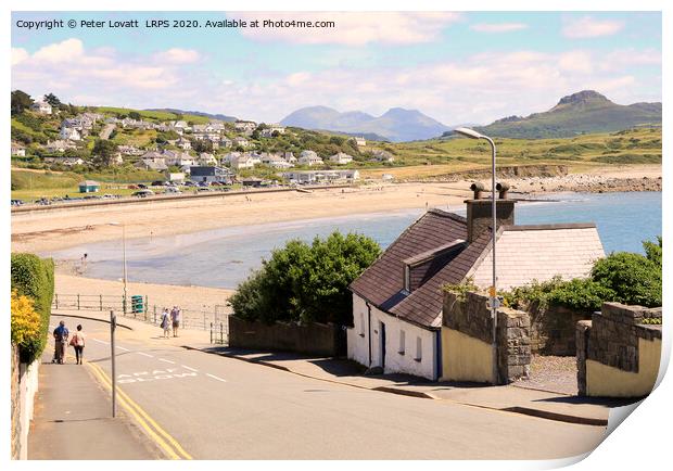 Criccieth Print by Peter Lovatt  LRPS