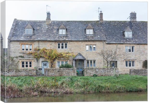Lower Slaughter, Cotswolds Canvas Print by Graham Custance
