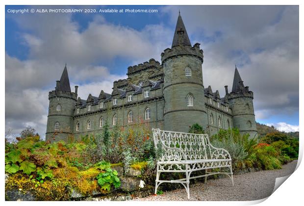 Inveraray Castle, Argyll, Scotland  Print by ALBA PHOTOGRAPHY